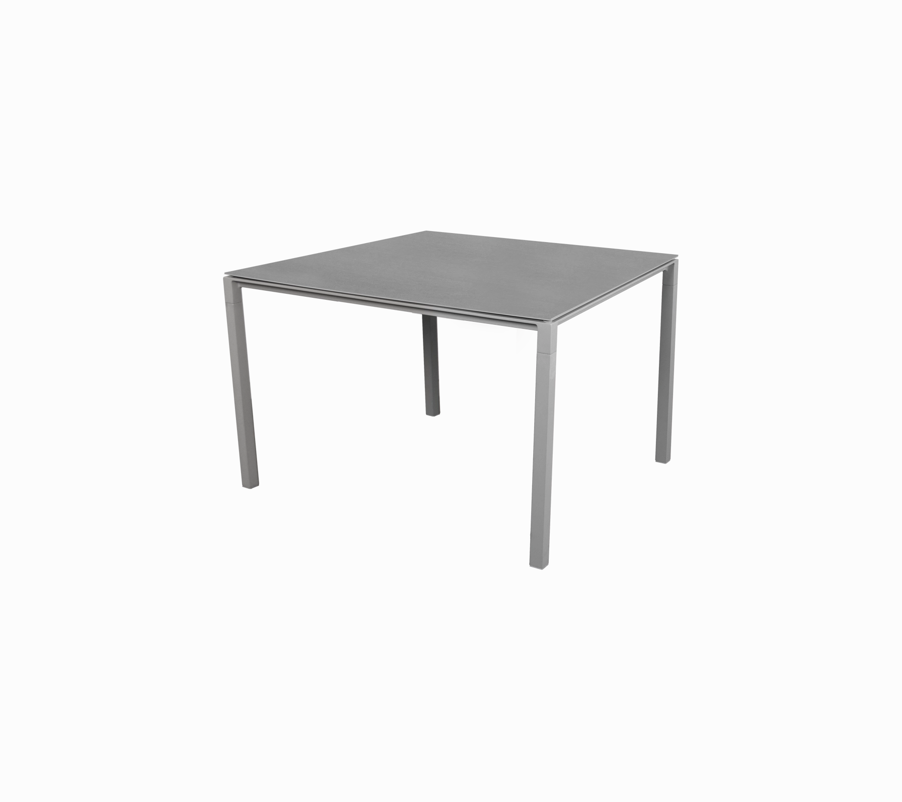 Pure dining table, 100x100 cm