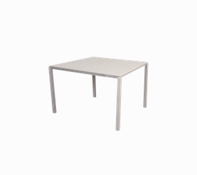 Pure dining table, 100x100 cmoutdoor coffee table for patio or lounge