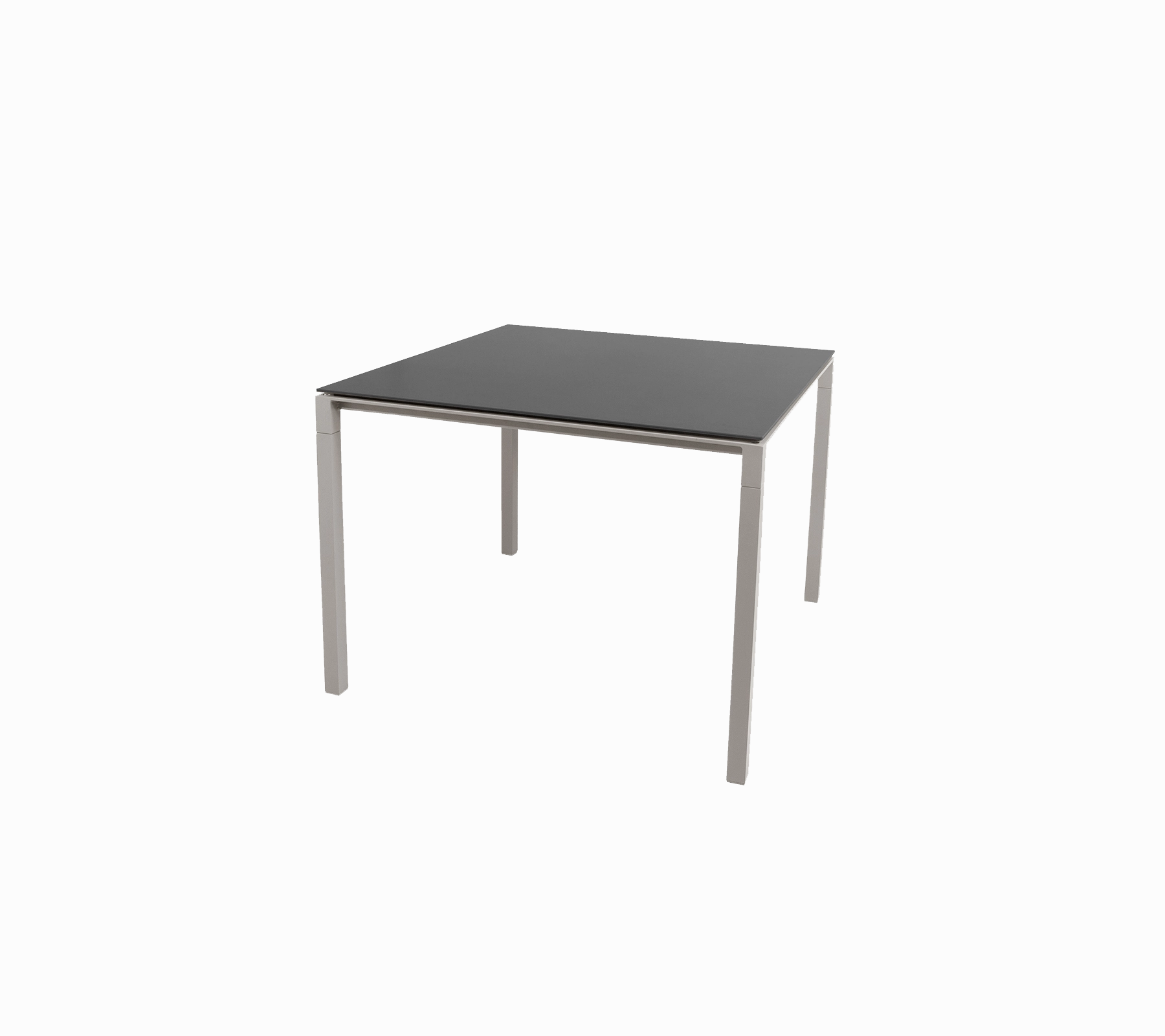 Pure dining table, 100x100 cm