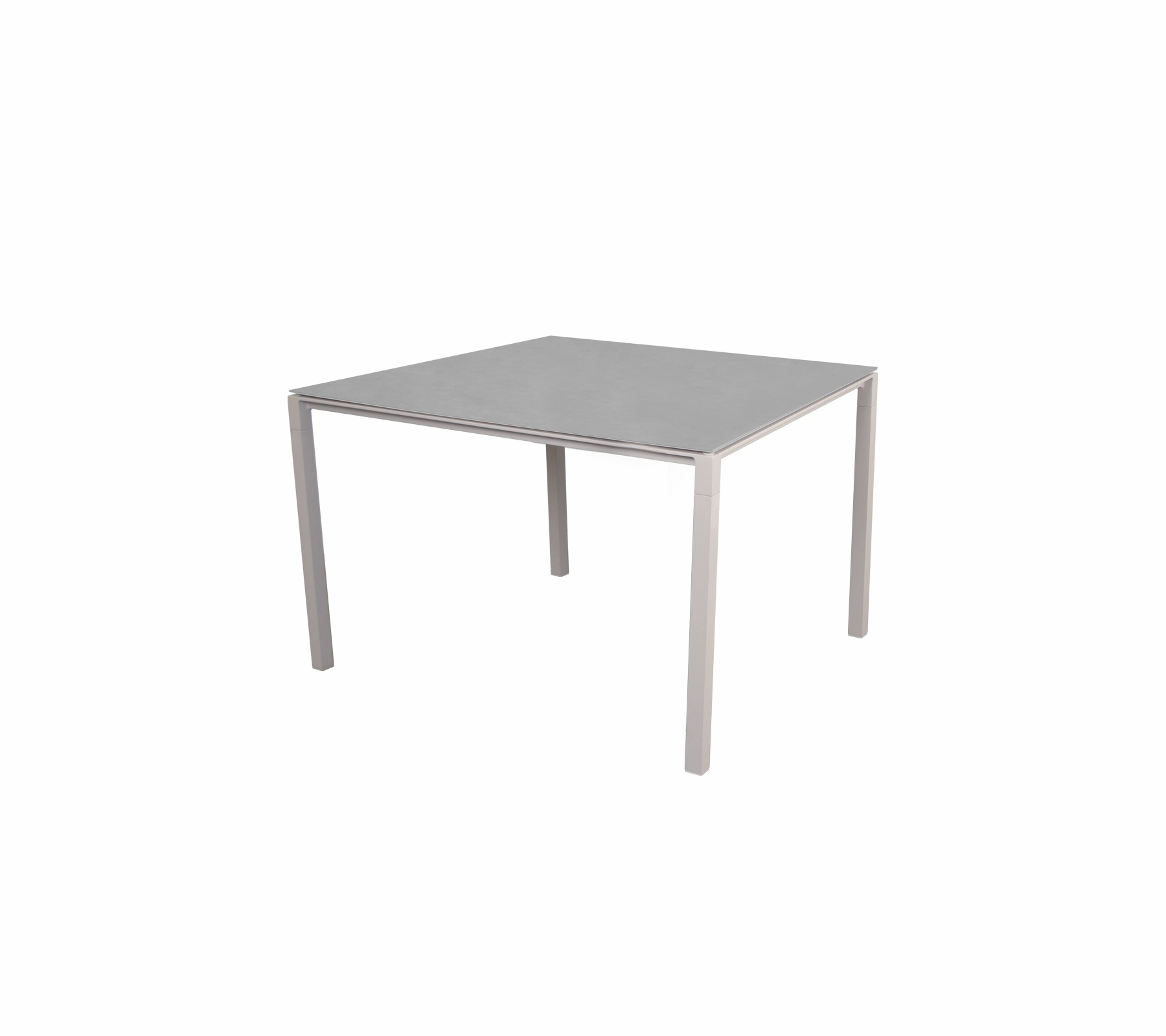 Pure dining table, 100x100 cm