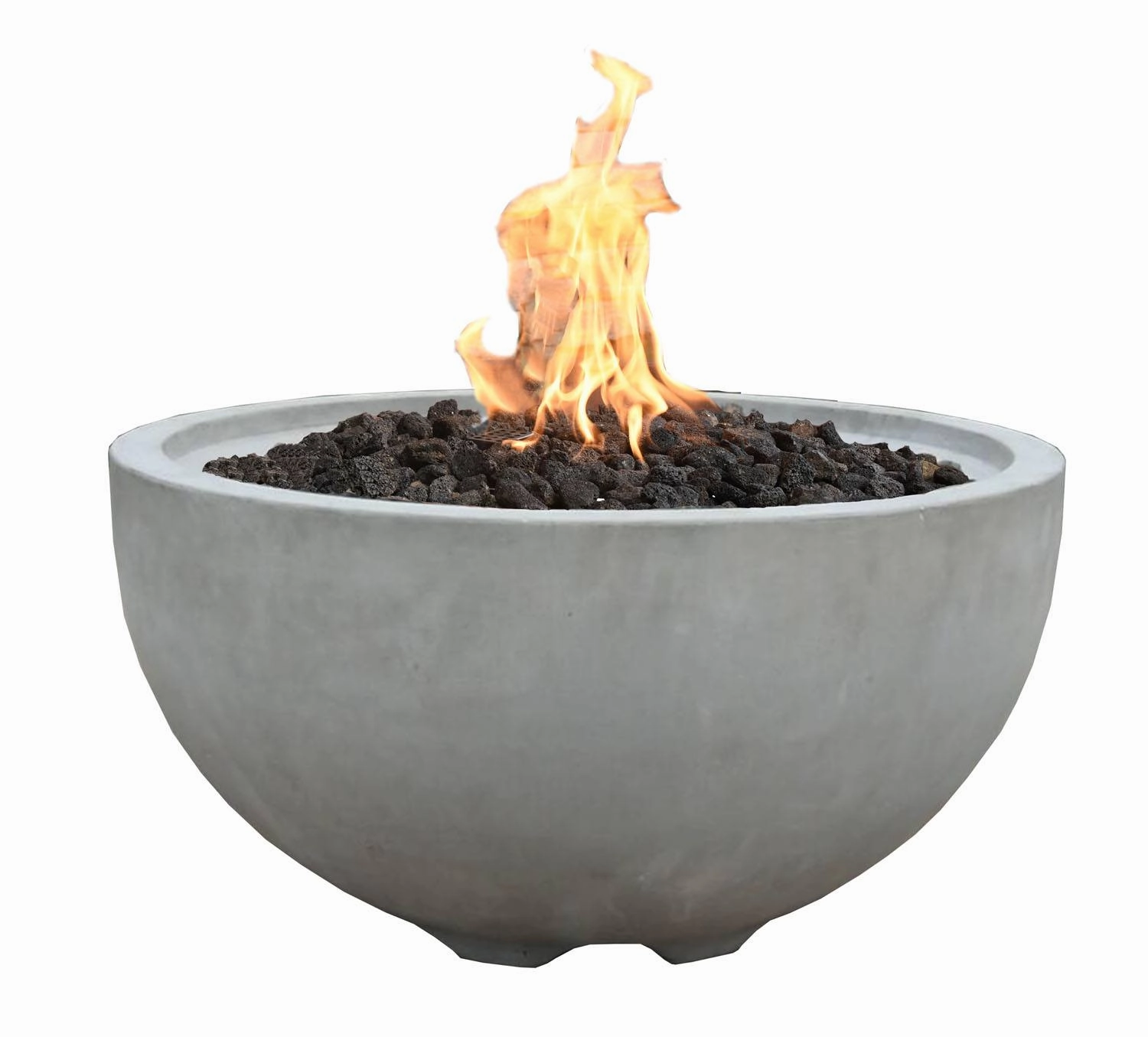 Puuoo Concrete Lava Fire Table (Modena)  Natural Gasoutdoor patio furniture set