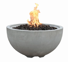 Puuoo Concrete Lava Fire Table (Modena)  Natural Gasoutdoor patio furniture set