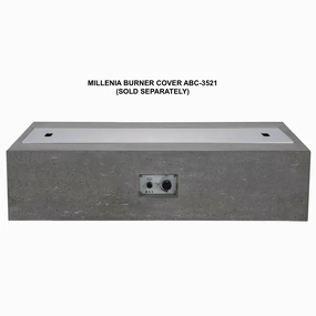 PyroMania Fire - Aluminum Burner Cover for MilleniaSpark screen for fire pit