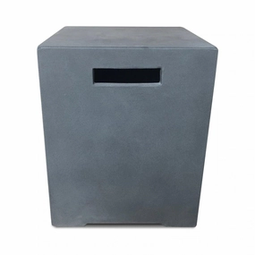 PyroMania Fire - Hermit Square Concrete Propane Tank CoverSpark screen for fire pit