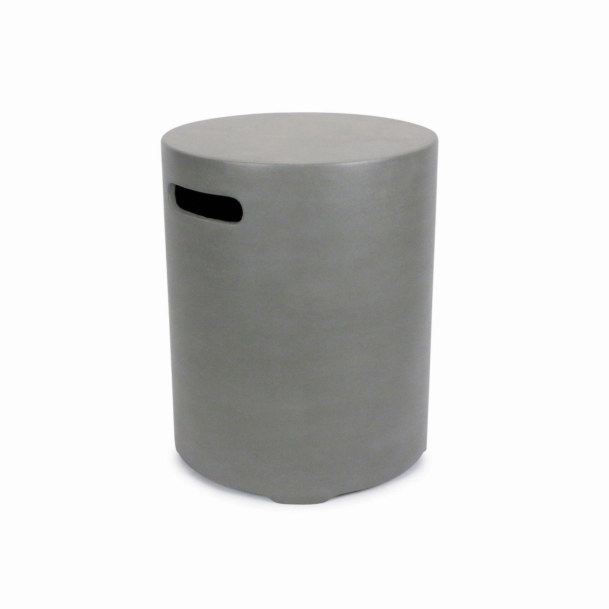 PyroMania Fire - Introvurt Round Concrete Propane Tank Cover