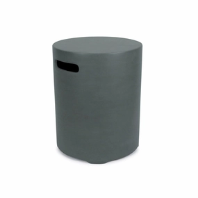 PyroMania Fire - Introvurt Round Concrete Propane Tank CoverSpark screen for fire pit
