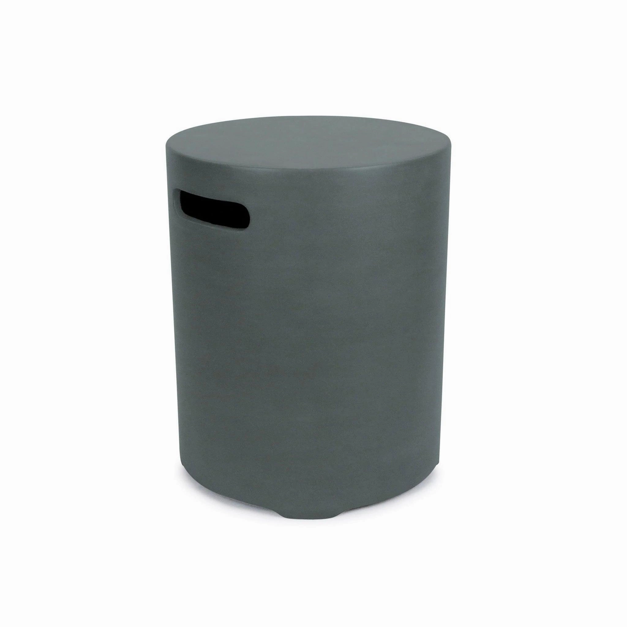 PyroMania Fire - Introvurt Round Concrete Propane Tank CoverSpark screen for fire pit