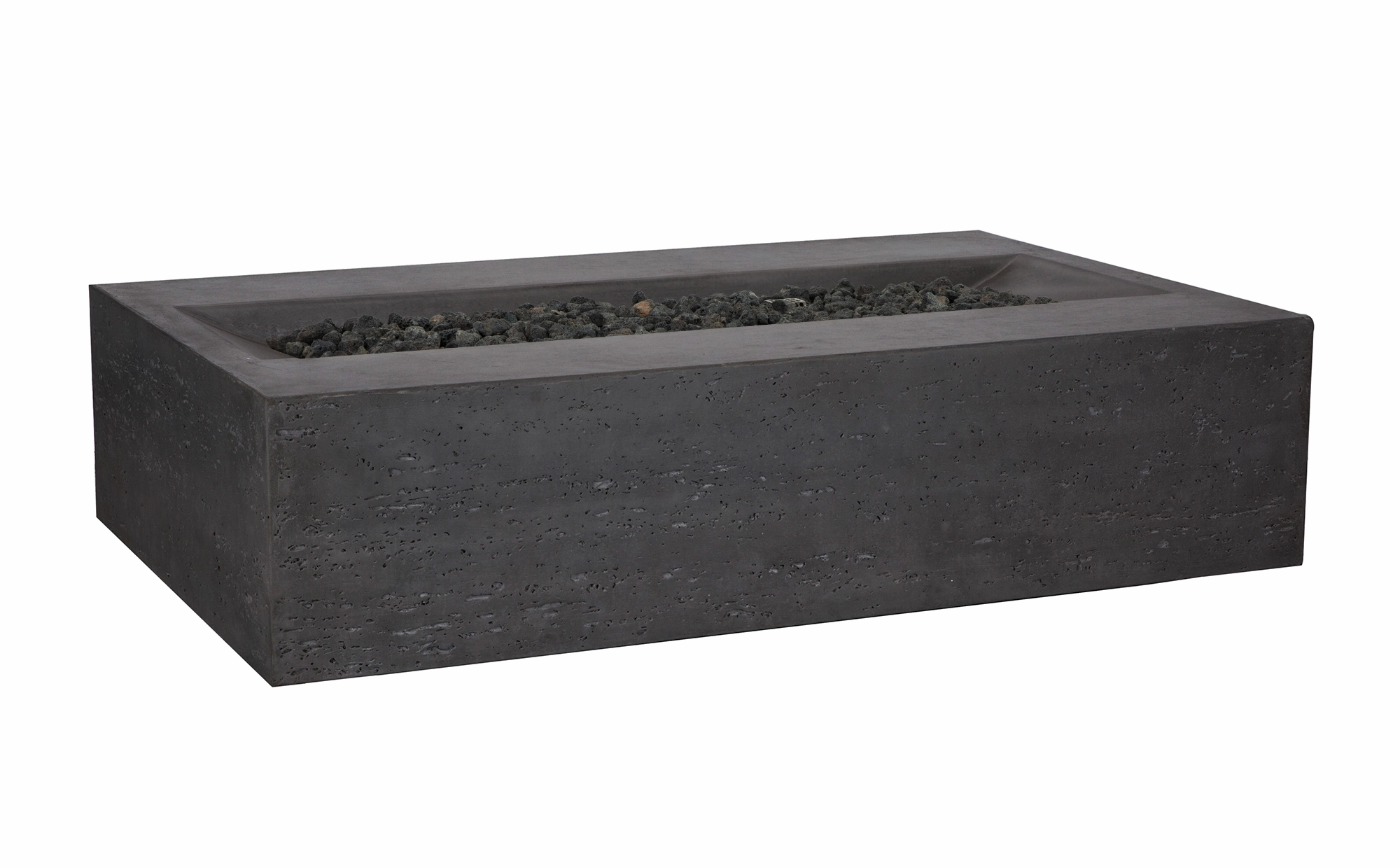 PyroMania Fire - Millenia Rectangle Concrete Fire Pit Table