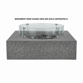 PyroMania Fire - Round Wind Guard for Avalon, Tao, Monument and Paloma Fire TablesSpark screen for fire pit