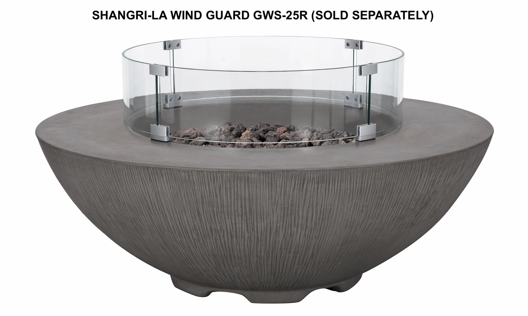 PyroMania Fire - Shangri-La Round Concrete Fire Pit Bowl
