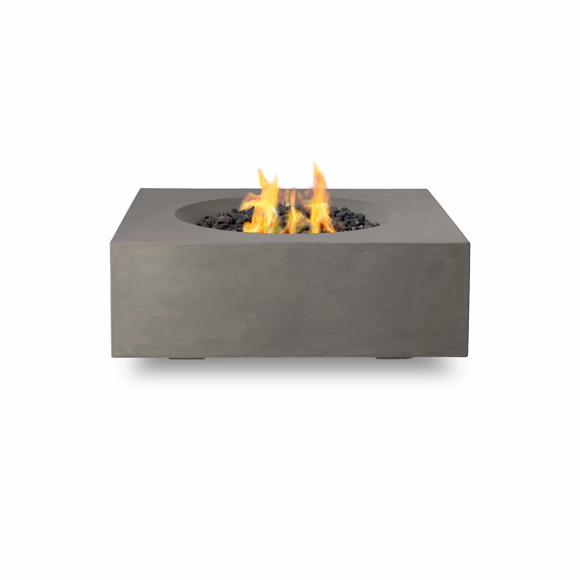 PyroMania Fire - Tao Square Concrete Fire Pit Table