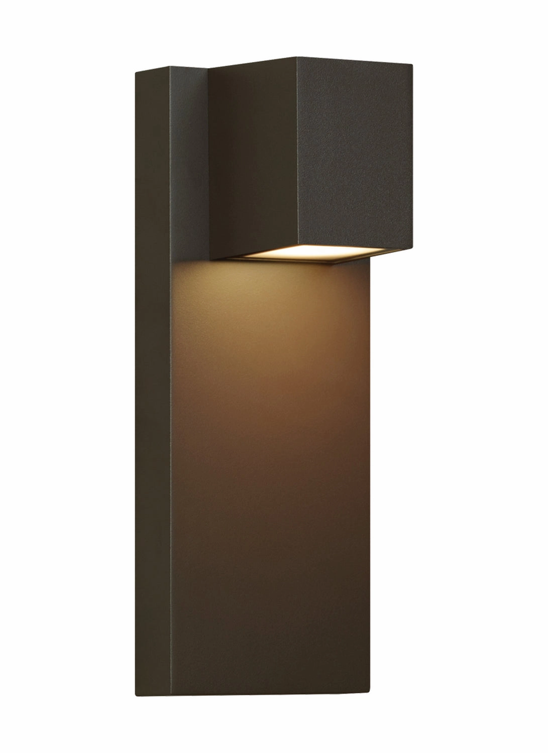 Quadrate LED Outdoor Wall Lantern BronzeOutdoor wall sconces with motion sensor