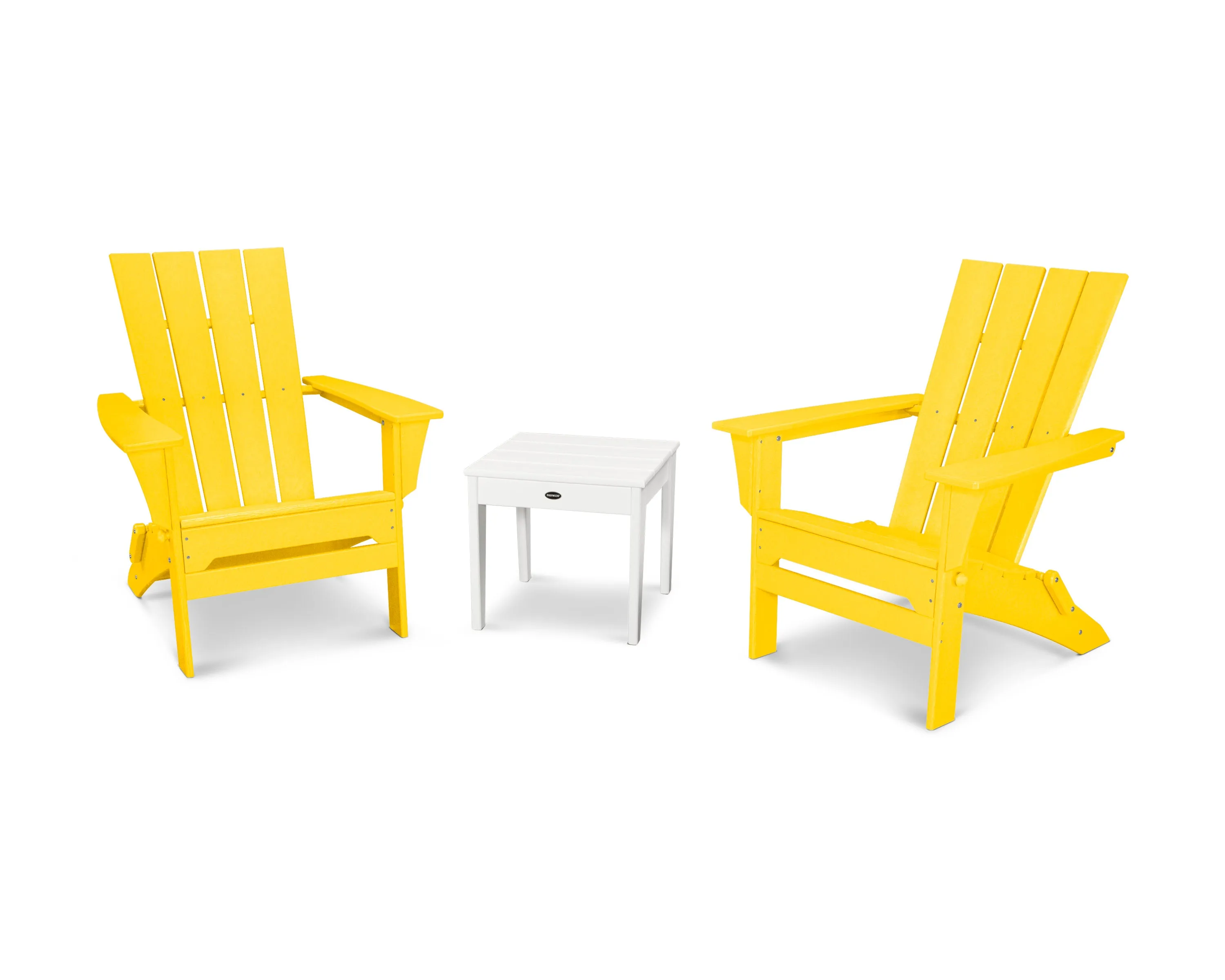 Quattro Folding Chair 3-Piece Adirondack Set