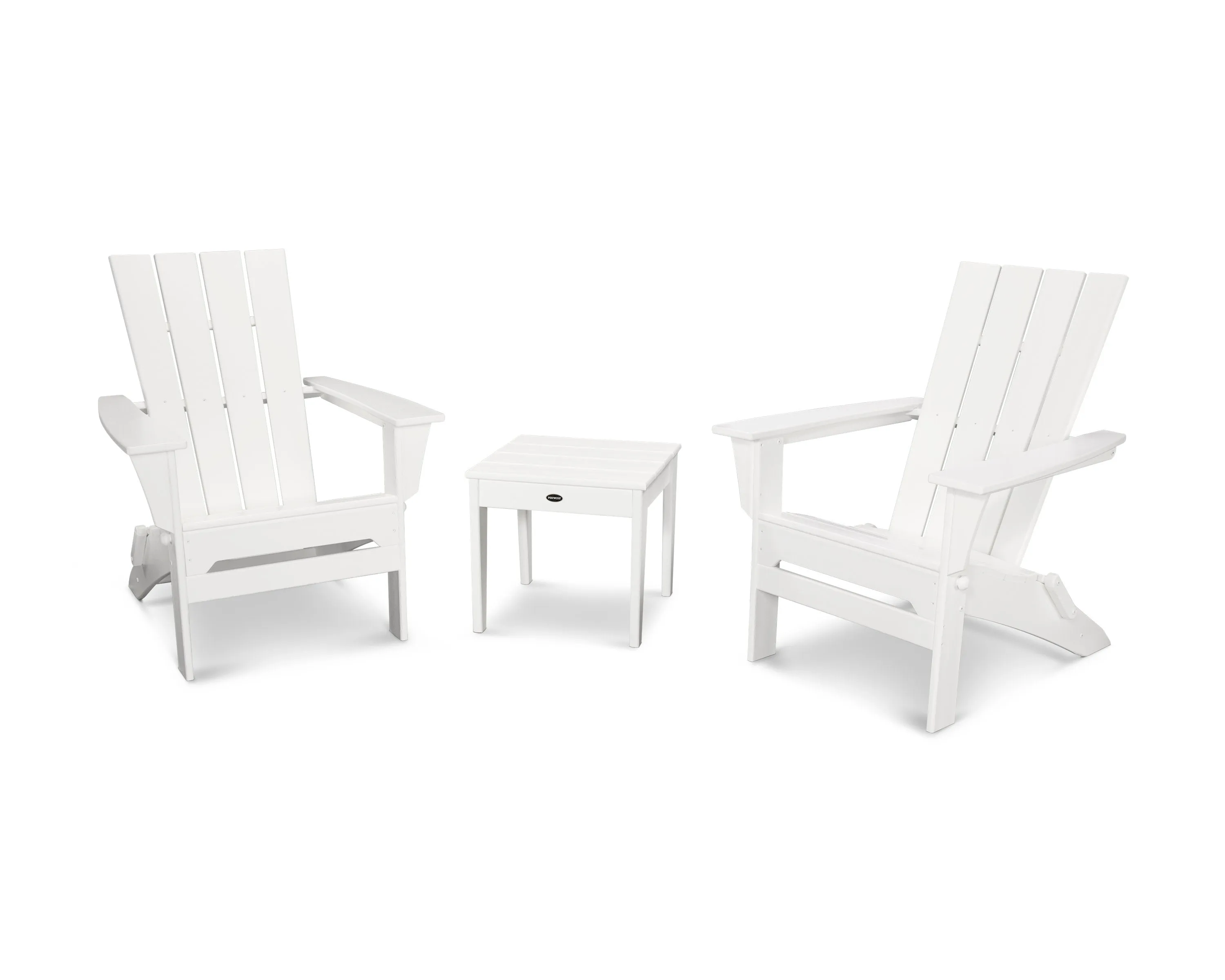 Quattro Folding Chair 3-Piece Adirondack Set