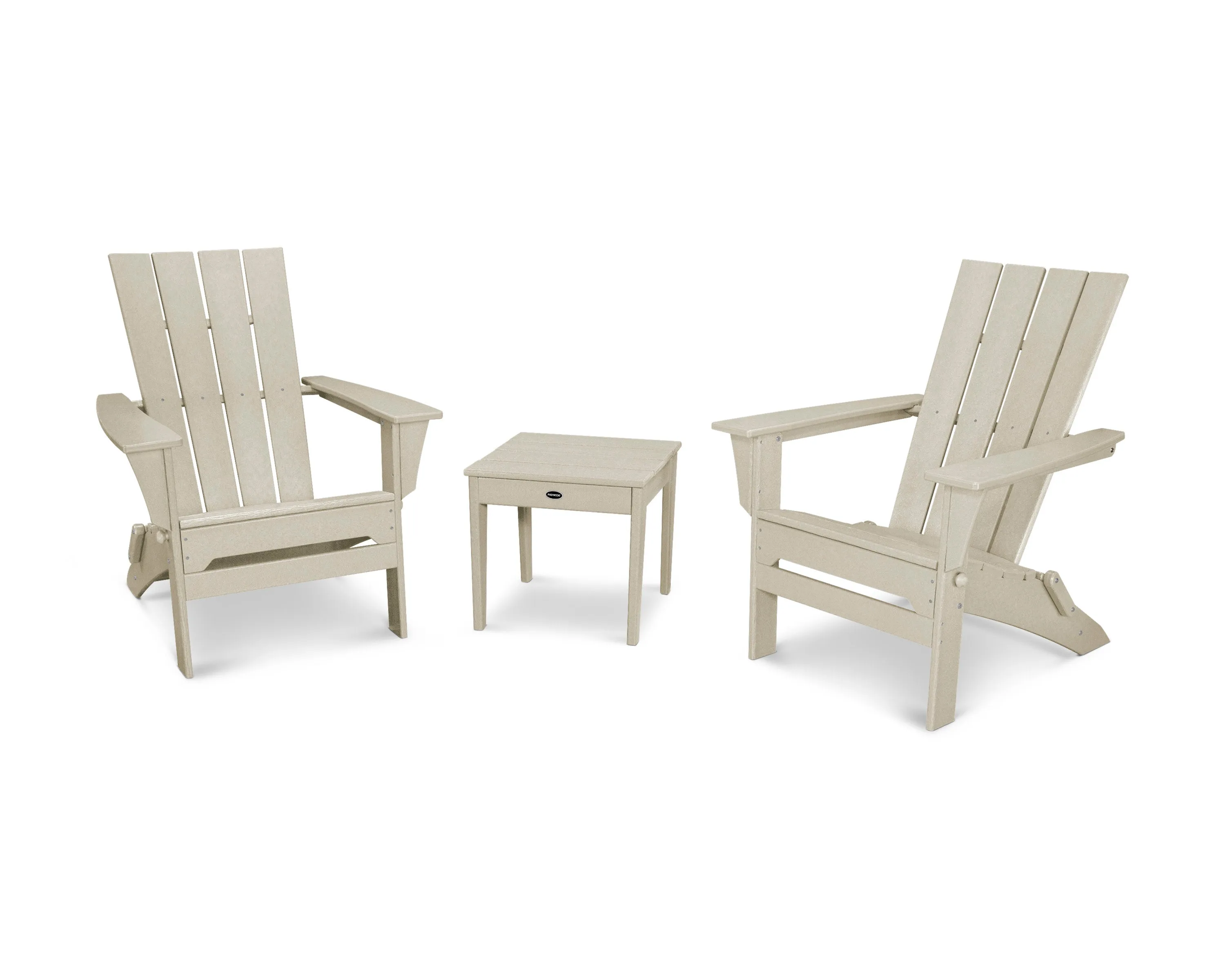 Quattro Folding Chair 3-Piece Adirondack Set