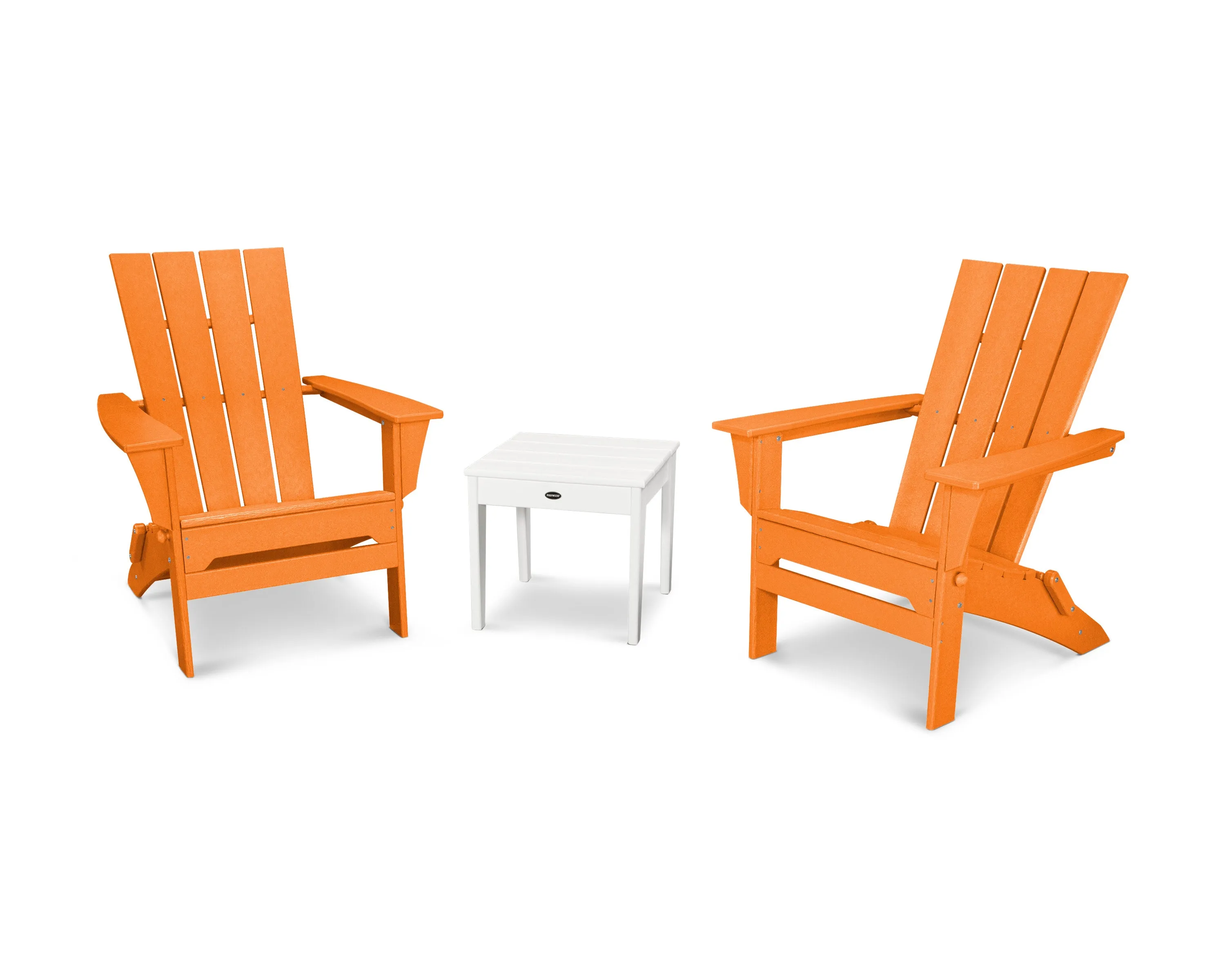 Quattro Folding Chair 3-Piece Adirondack Set