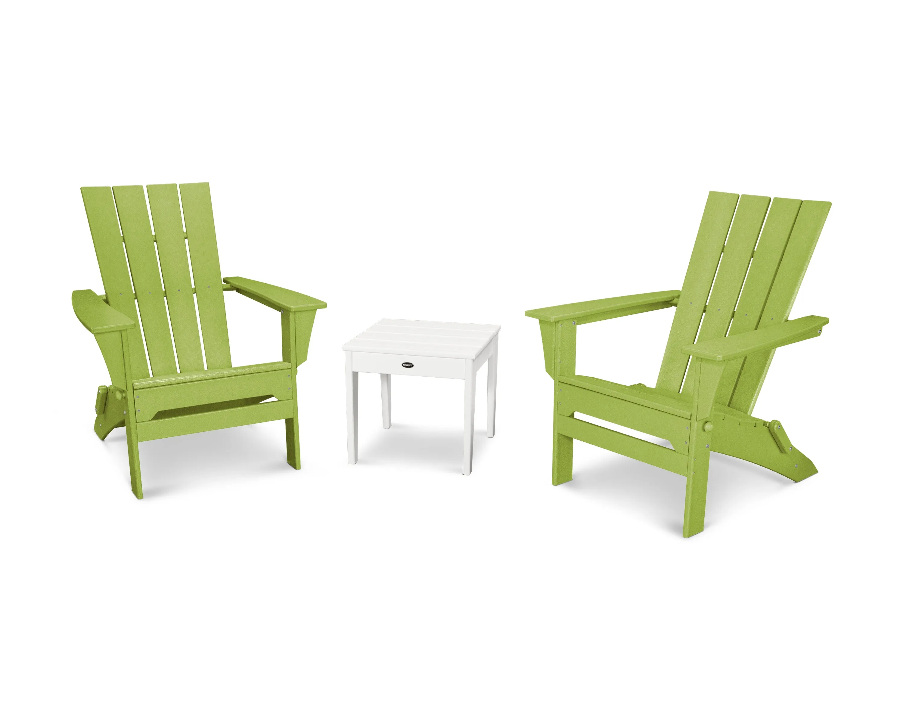 Quattro Folding Chair 3-Piece Adirondack Set