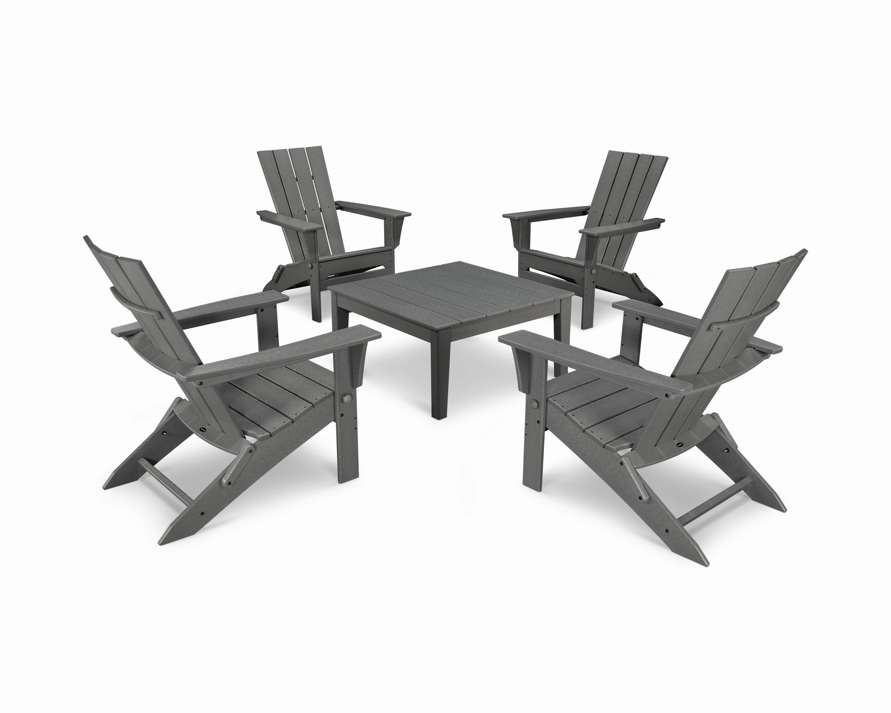 Quattro Folding Chair 5-Piece Conversation Setoutdoor patio dining furniture set