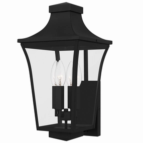 Quentin Four Light Outdoor Wall Lantern Earth BlackOutdoor wall sconces with motion sensor