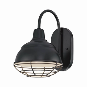 R Series One Light Wall Bracket Satin BlackOutdoor wall sconces with motion sensor