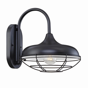 R Series One Light Wall Sconce Satin BlackOutdoor wall sconces with motion sensor