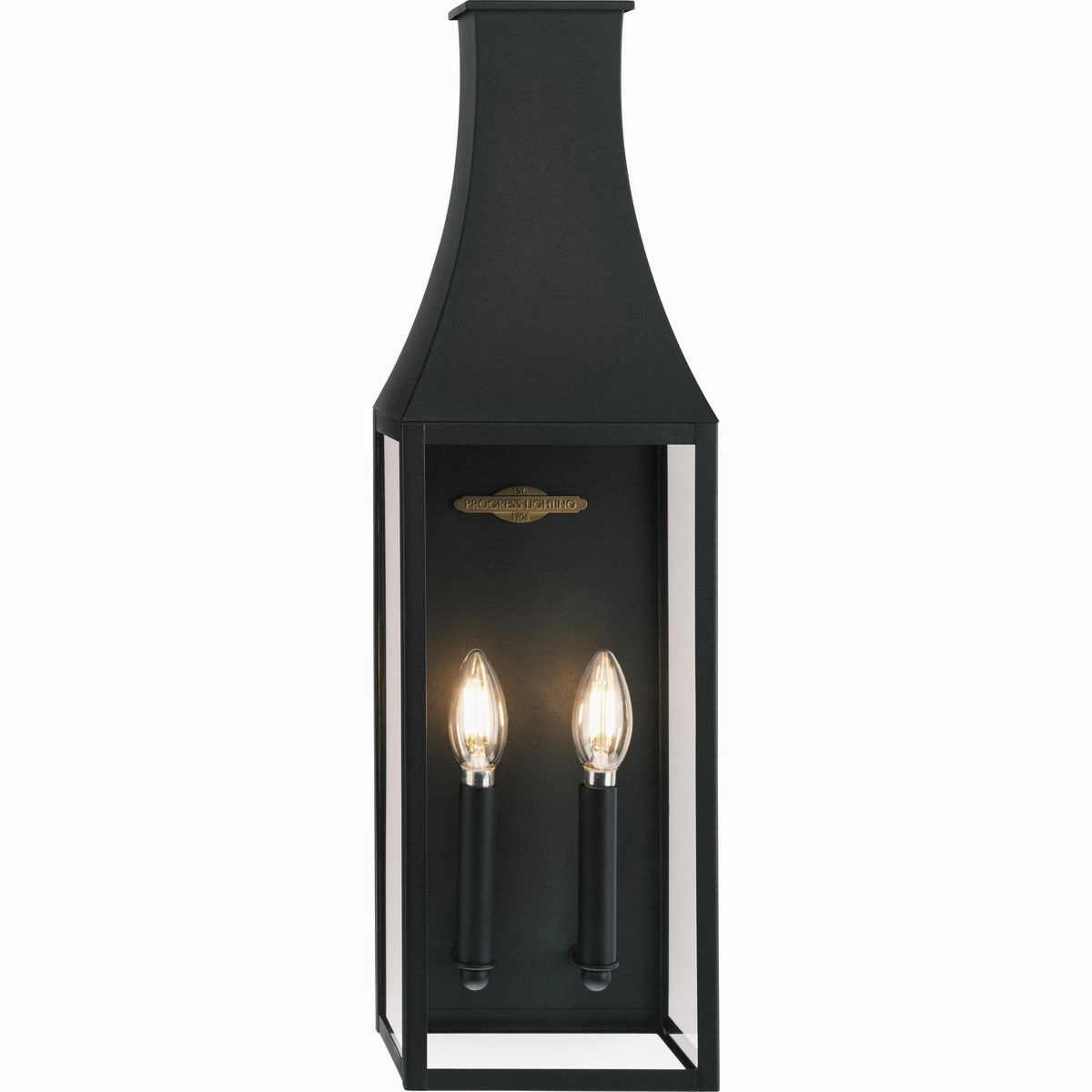 Radcliffe Two Light Outdoor Wall Lantern Black