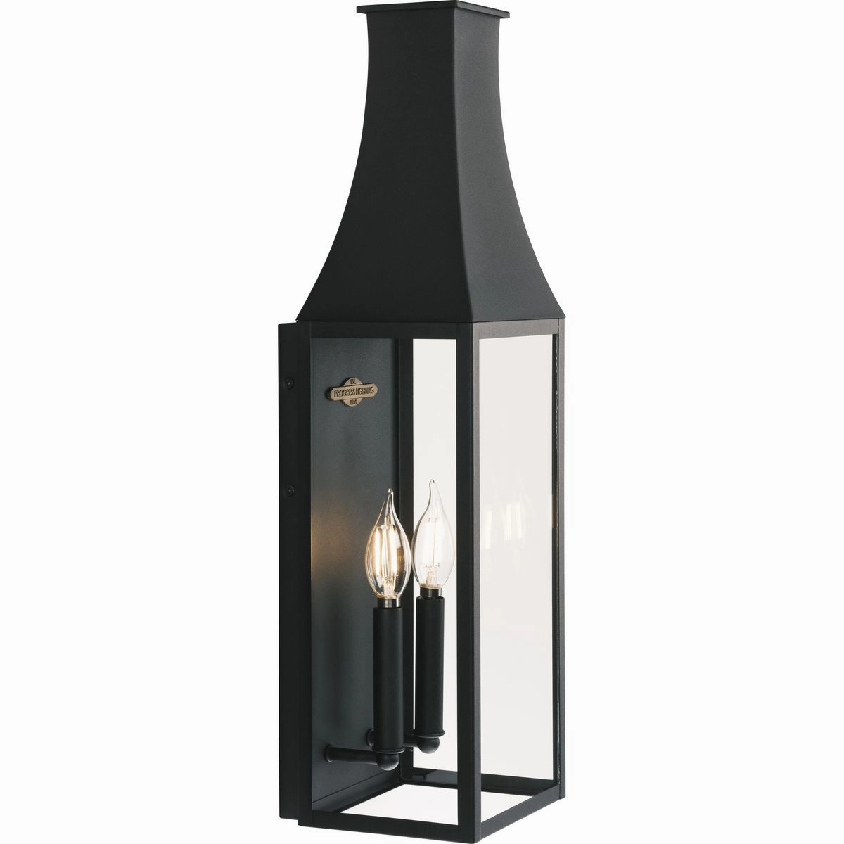 Radcliffe Two Light Outdoor Wall Lantern Black