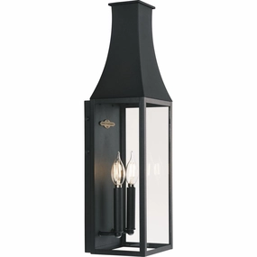 Radcliffe Two Light Outdoor Wall Lantern BlackOutdoor wall sconces with motion sensor
