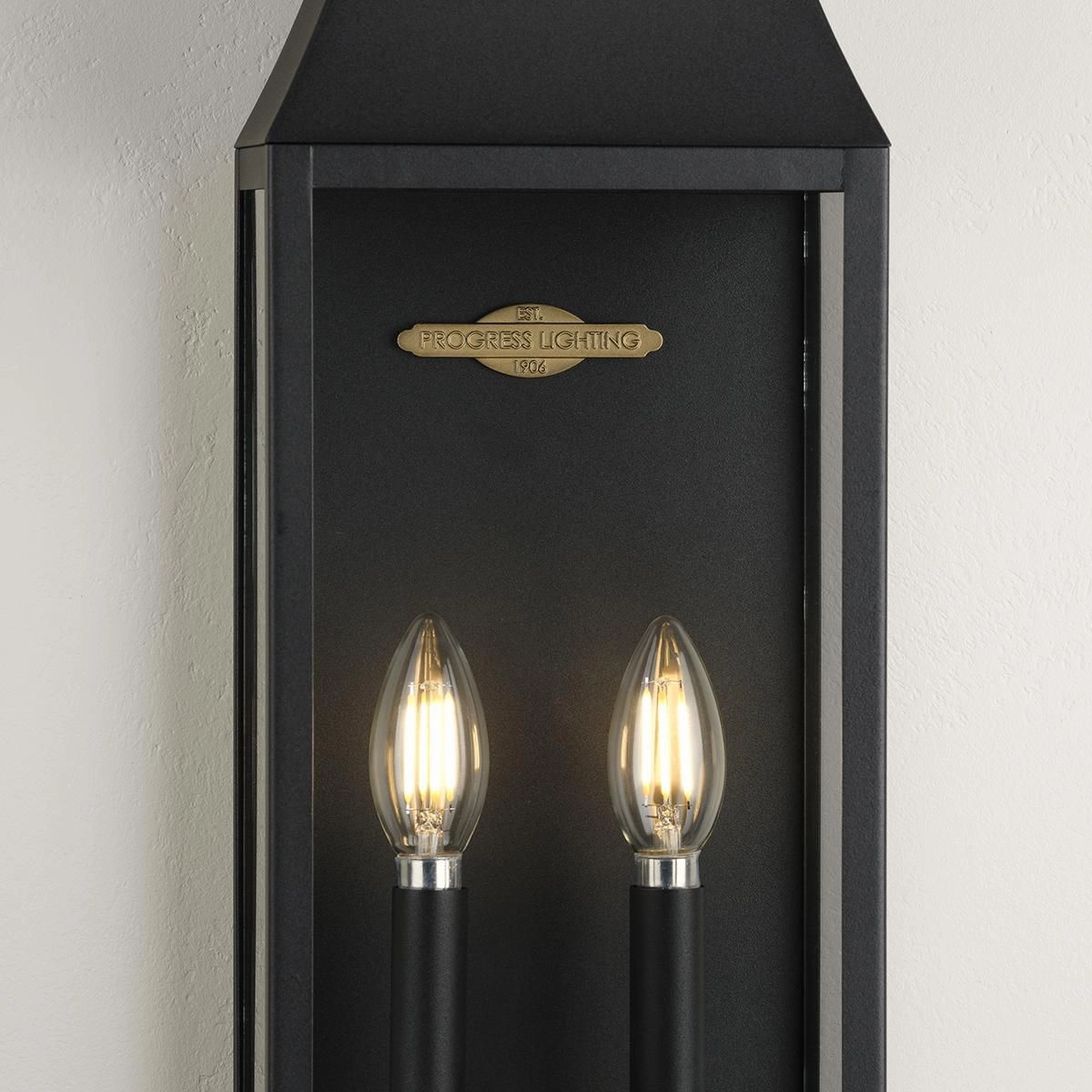 Radcliffe Two Light Outdoor Wall Lantern Black