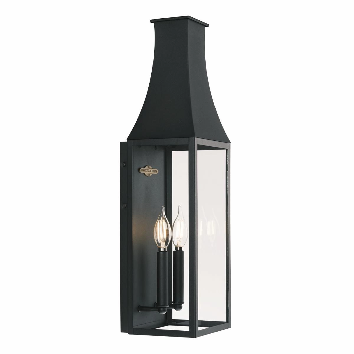 Radcliffe Two Light Outdoor Wall Lantern Black