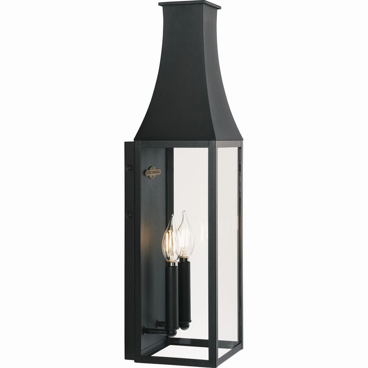 Radcliffe Two Light Outdoor Wall Lantern Black