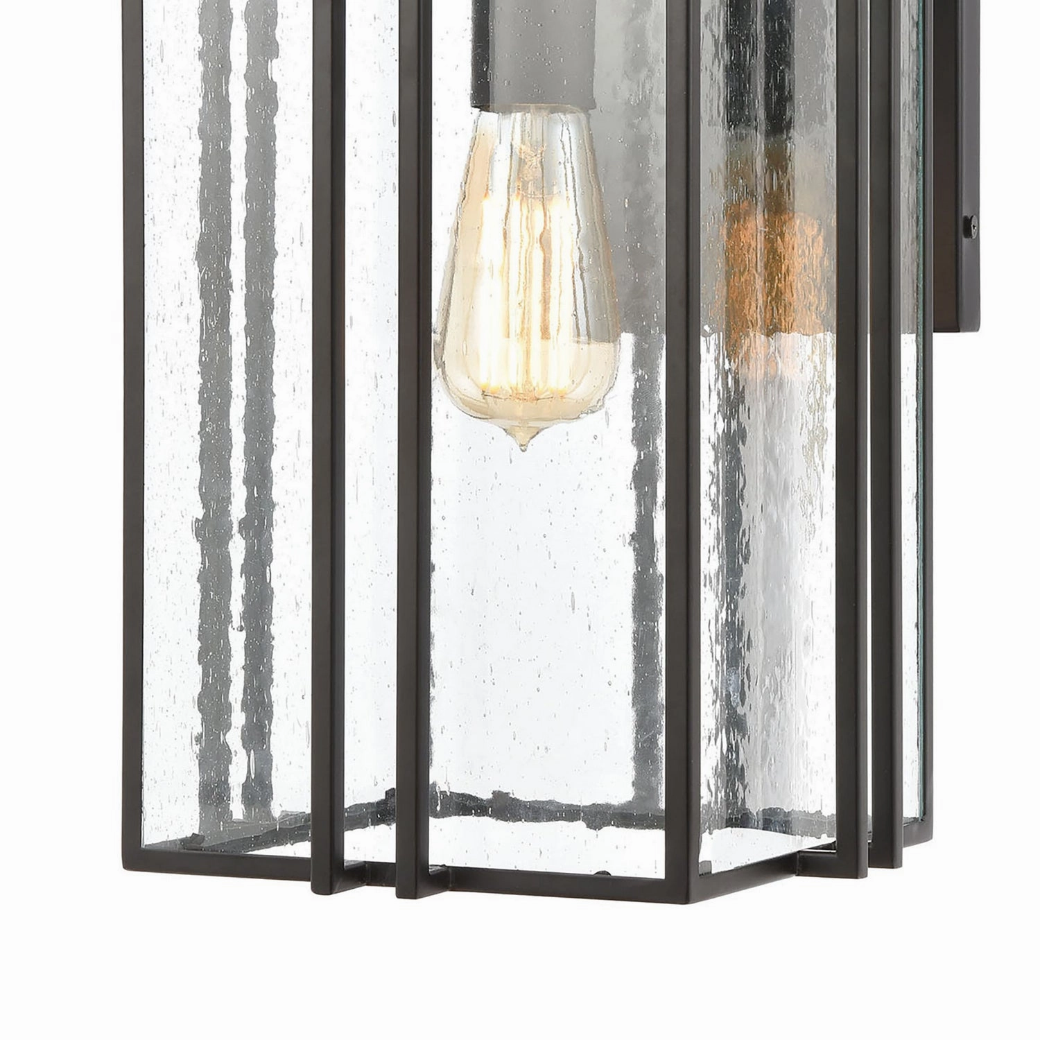 Radnor One Light Outdoor Wall Sconce Matte Black