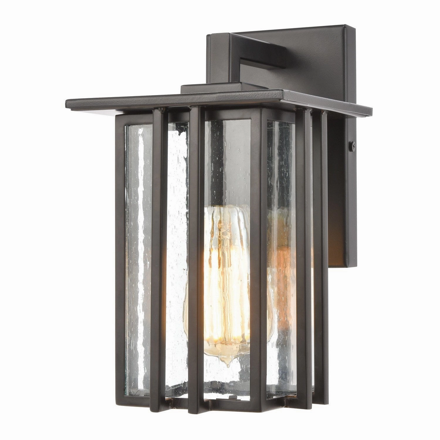 Radnor One Light Wall Sconce Matte BlackOutdoor wall sconces with motion sensor