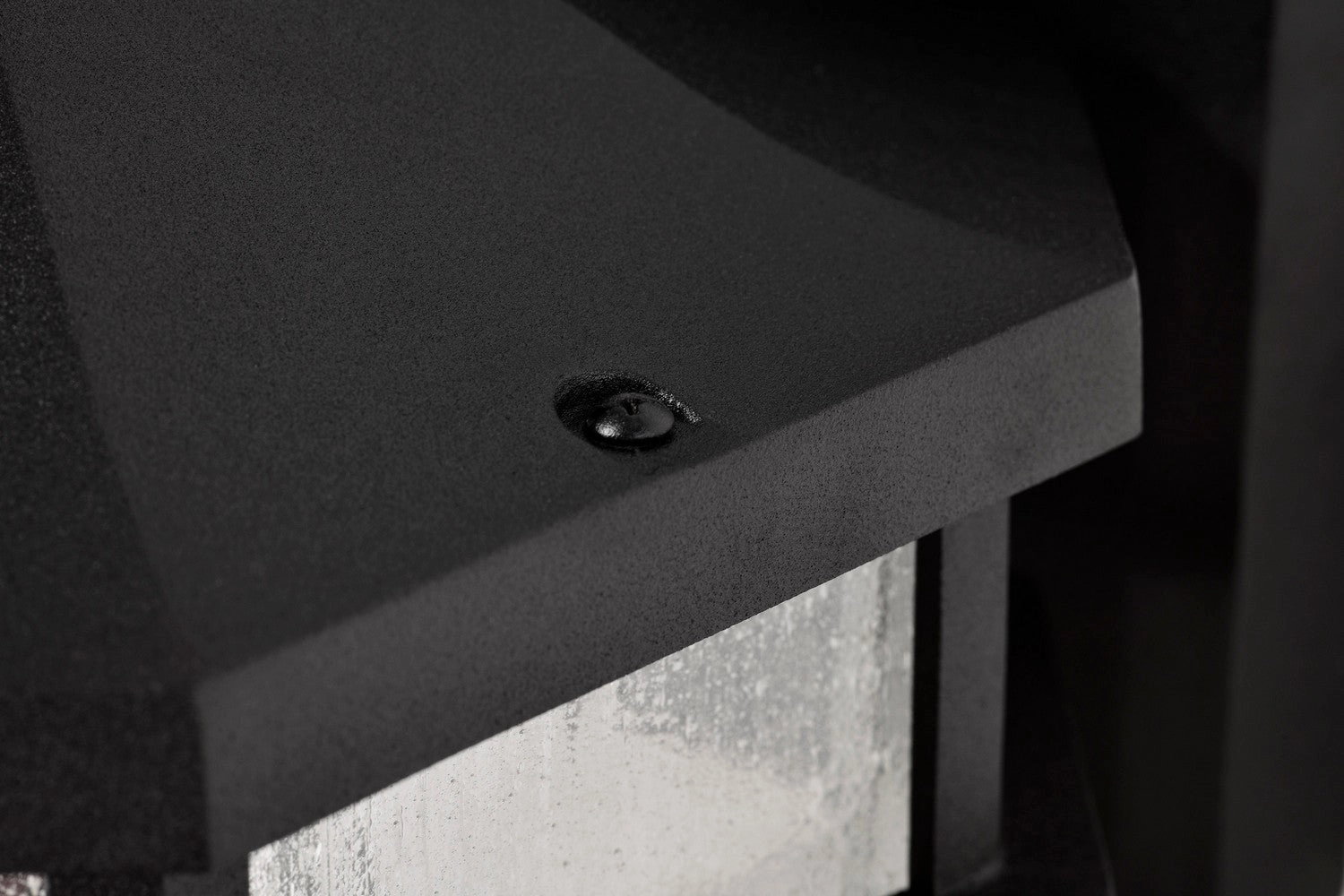 Raiden One Light Outdoor Wall Lantern Matte Black