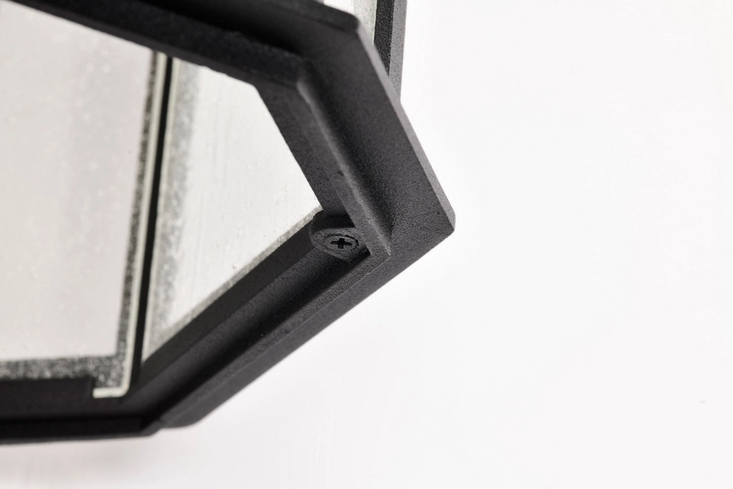 Raiden One Light Outdoor Wall Lantern Matte Black