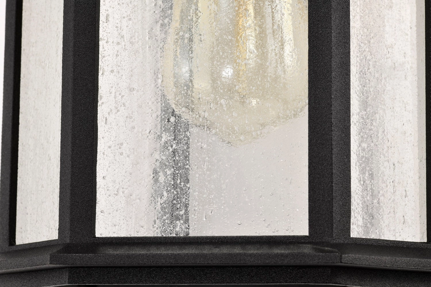 Raiden One Light Outdoor Wall Lantern Matte Black