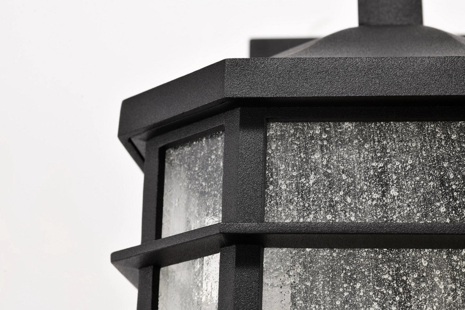 Raiden One Light Outdoor Wall Lantern Matte Black