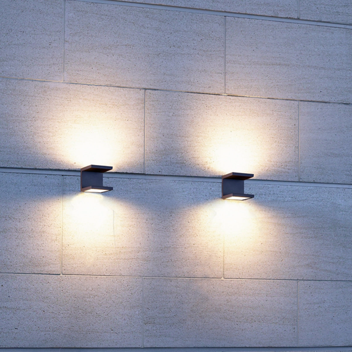 Rail LED Outdoor Wall Mount Graphite Grey