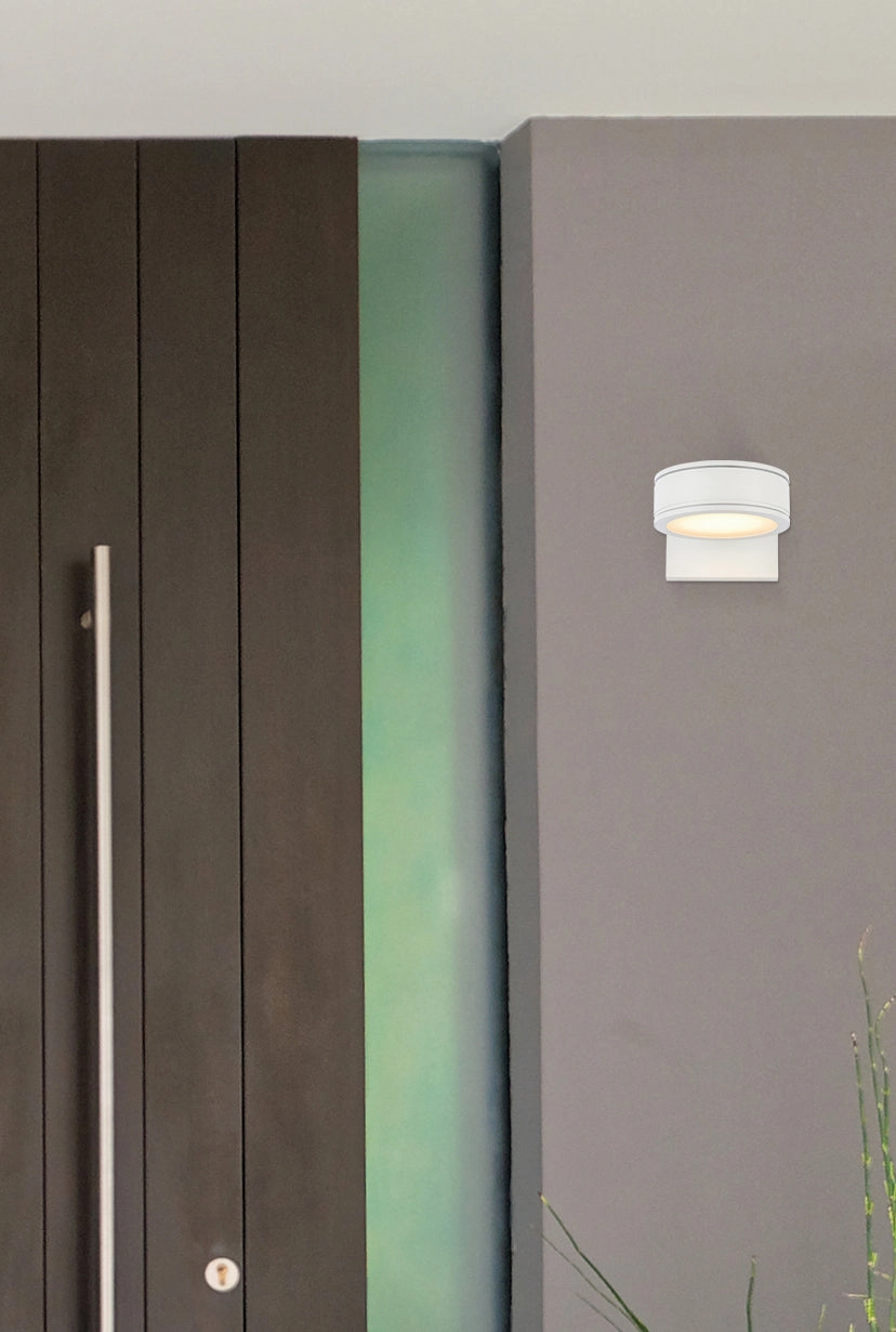 Raine LED Outdoor Wall Lamp White