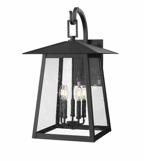 Rainer Five Light Outdoor Wall Light BlackOutdoor wall sconces with motion sensor