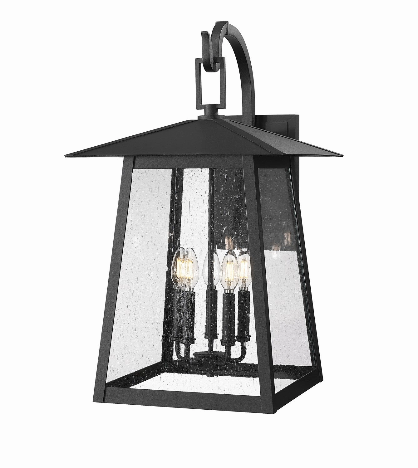 Rainer Five Light Outdoor Wall Light BlackOutdoor wall sconces with motion sensor