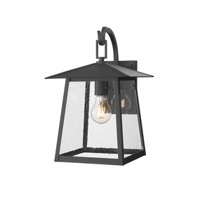 Rainer One Light Outdoor Wall Light BlackOutdoor wall sconces with motion sensor