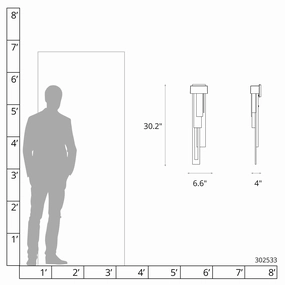 Rainfall Large LED Outdoor SconceWeatherproof outdoor lighting