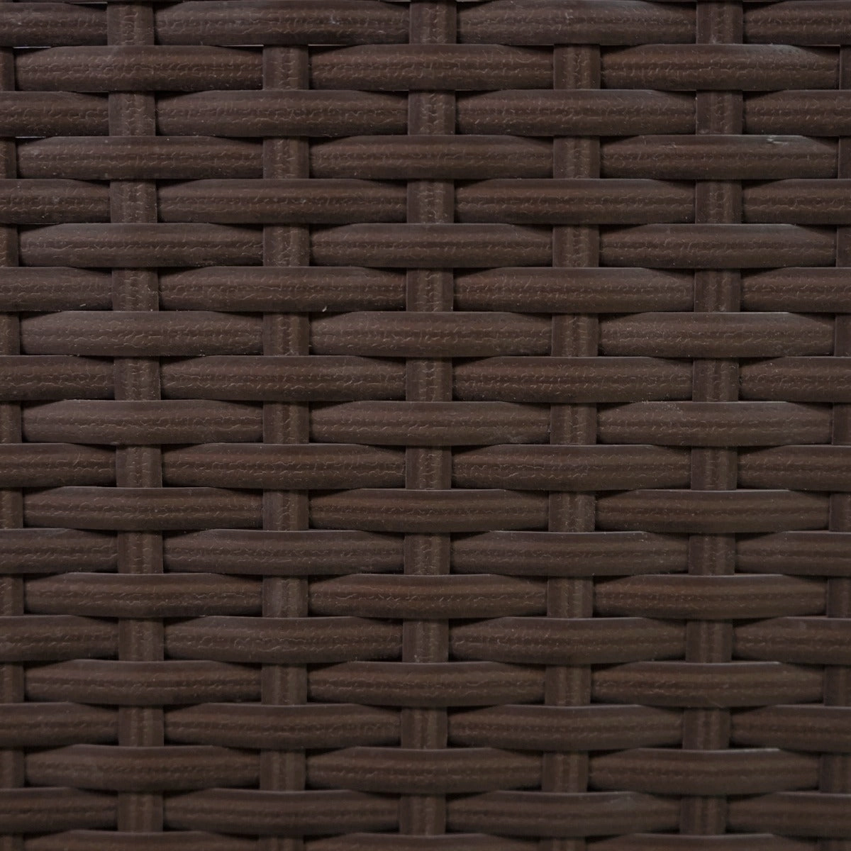 Rattan Corner Set & Cushion Storage Box - Brown