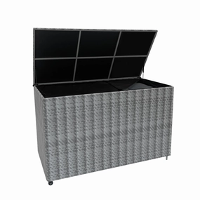 Rattan Cushion Storage Box 996L - Greyoutdoor patio furniture set