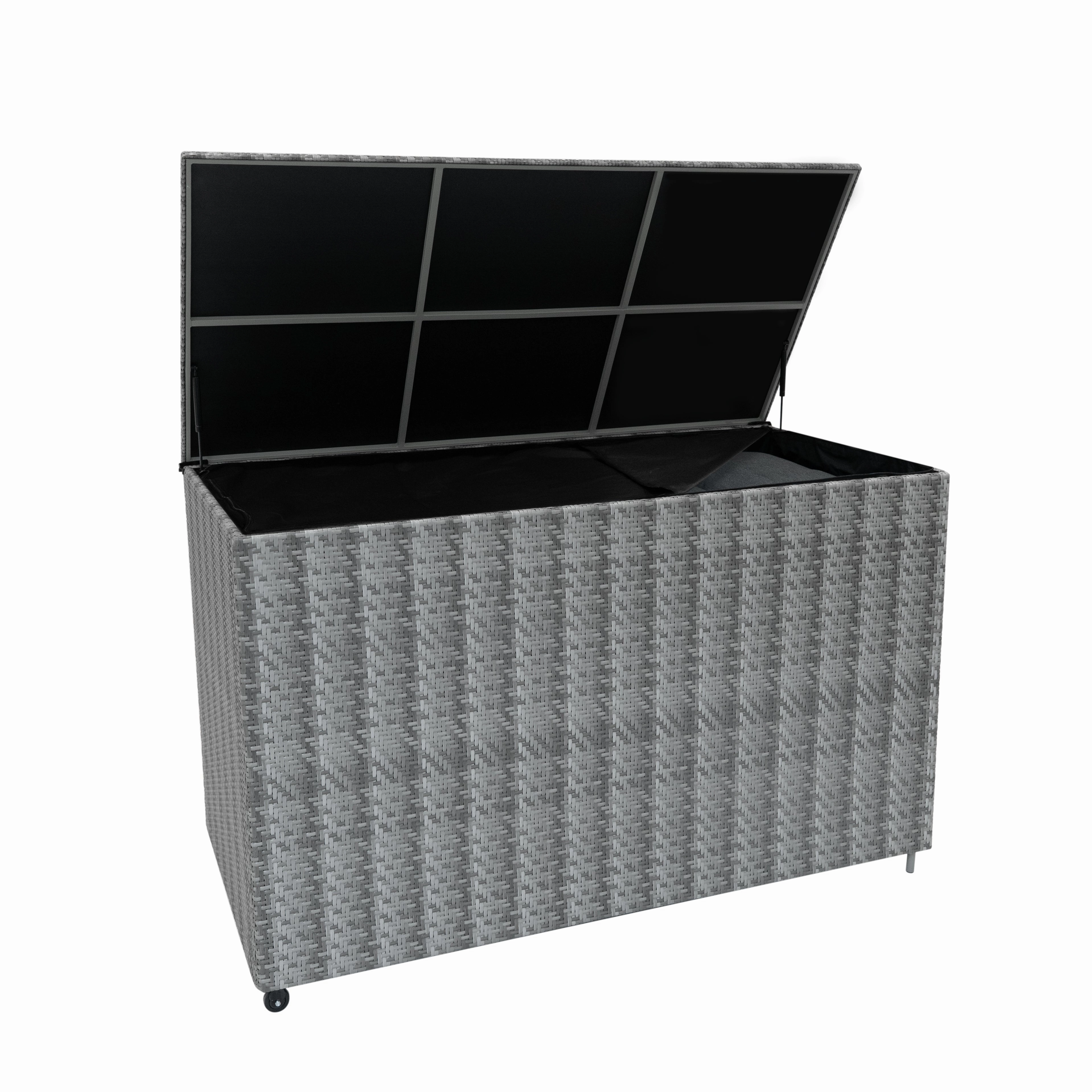 Rattan Cushion Storage Box 996L - Greyoutdoor patio furniture set