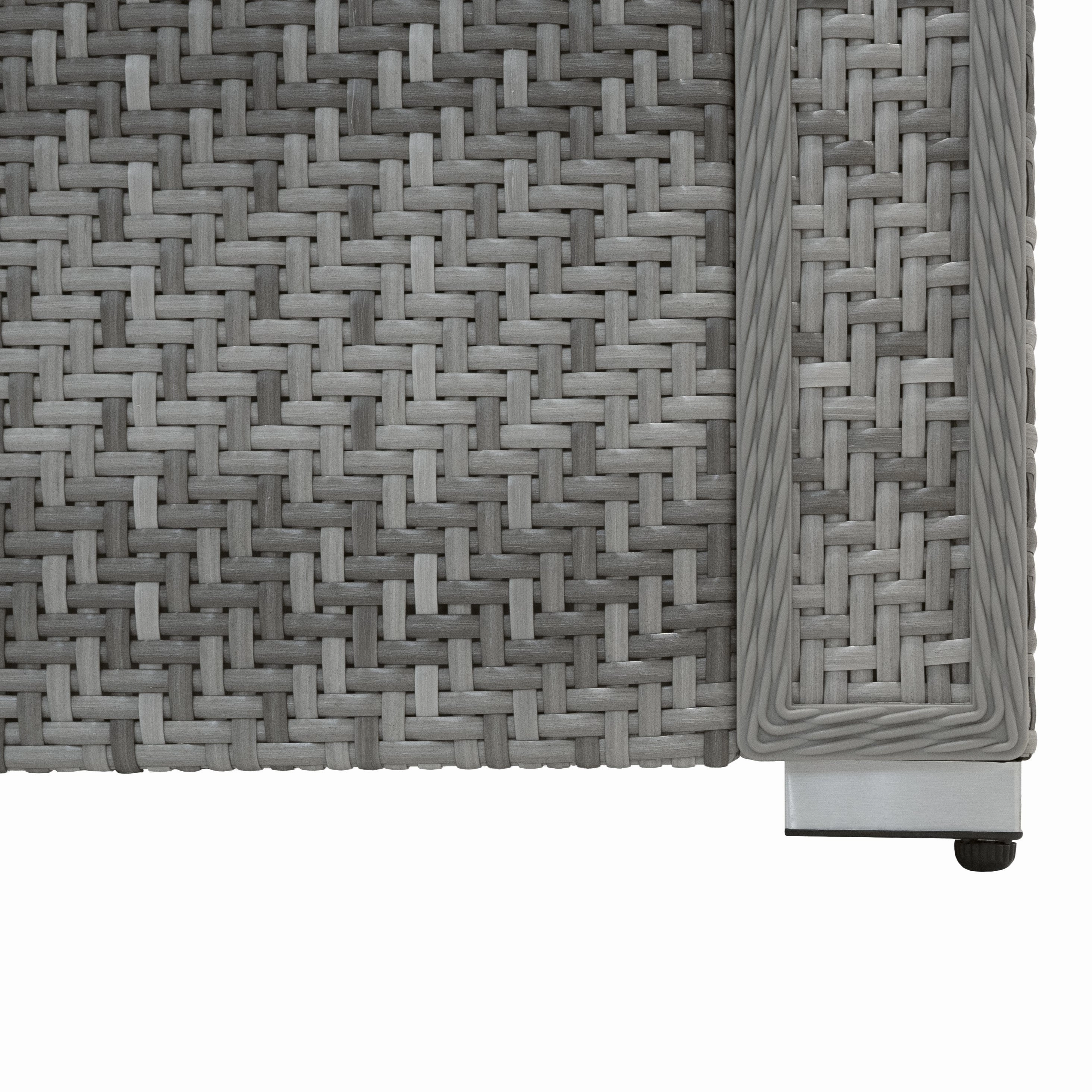 Rattan Modular 6 Piece Furniture Set  Grey
