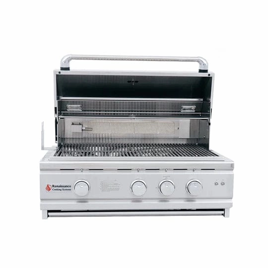 RCS Cutlass Pro Series 30" Built-in Grill with Window RON30AW