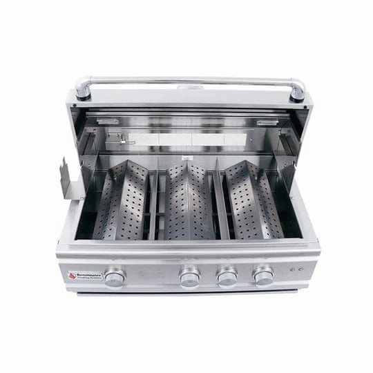 RCS Cutlass Pro Series 30" Built-in Grill with Window RON30AW