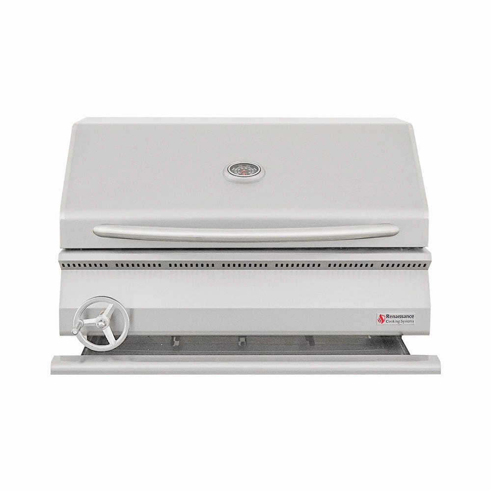 RCS Premier 32-inch Built-in Charcoal Grill RJCC32A professional outdoor BBQ grill set